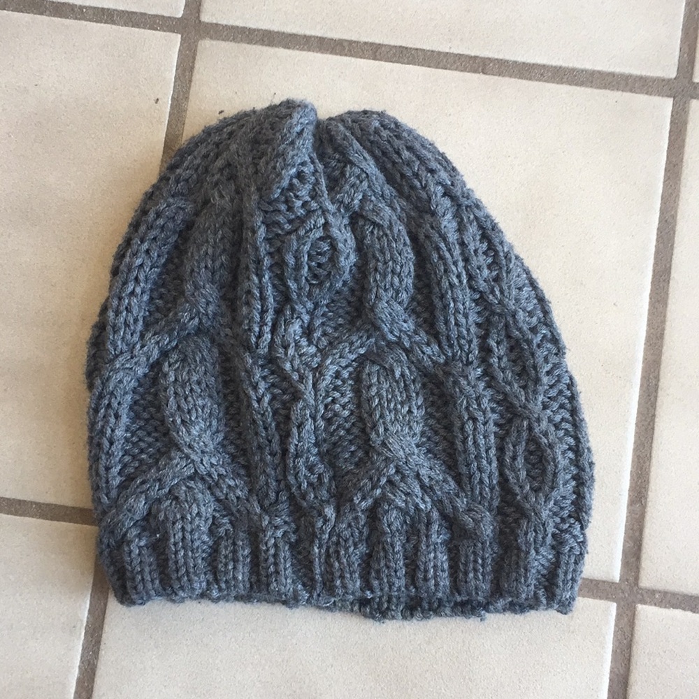 Gray beanie
